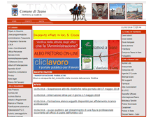 Tablet Screenshot of comune.teano.ce.it